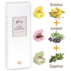 Beany / "Sulphur + Juniper + Daphne" Набор мыла 3x120 SRJNDP