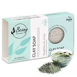 Beany / "Clay Extract Soap" Мыло твердое турецкое 120 г / Clay