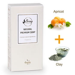 Beany / "Apricot + Clay"  Набор мыла 2x120 APCL