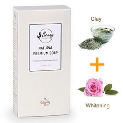 Beany / "Clay + Skin Whitening"  Набор мыла 2x120 CLSW