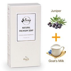 Beany / "Juniper + Goat's Milk"  Набор мыла 2x120 JNGM