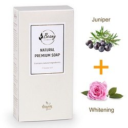 Beany / "Juniper + Skin Whitening"  Набор мыла 2x120 JNSW