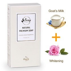 Beany / "Goat's Milk + Skin Whitening"  Набор мыла 2x120 GMSW