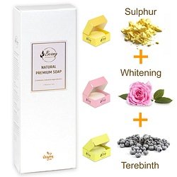 Beany / "Sulphur + Skin Whitening + Terebinth" Набор мыла 3x120 SRSWTB