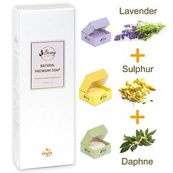 Beany / "Lavender + Sulphur + Daphne" Набор мыла 3x120 LDSRDP