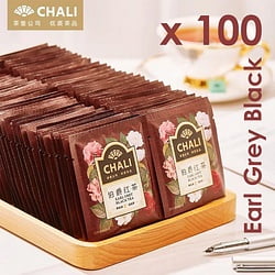 Chali / Чай пакетированный упаковка Earl Grey Black / 100 шт.